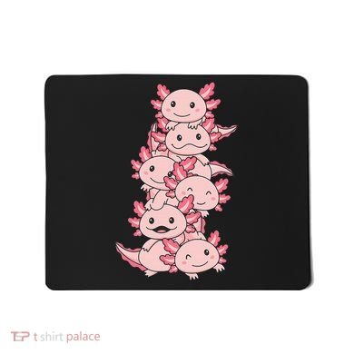 Axolotl Pile Cute Animals Kawaii Anime Mousepad