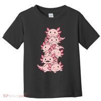 Axolotl Pile Cute Animals Kawaii Anime Toddler T-Shirt thumb 0