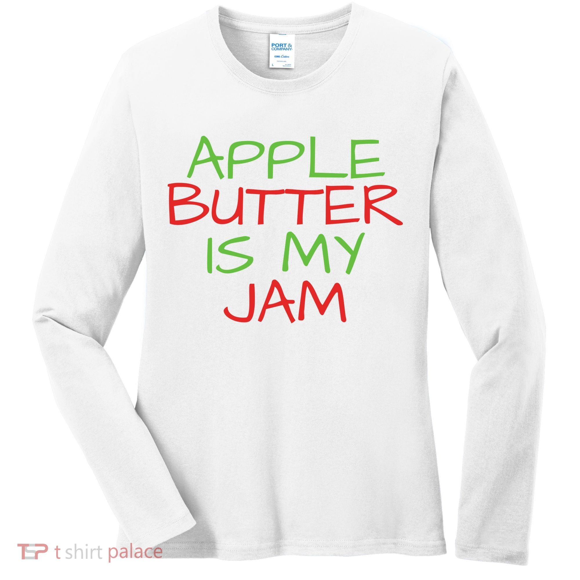 Apple Picking Crew Fall Family Outfit Autumn Fall Apple Lover Apple Picking Women's Long Sleeve Shirt