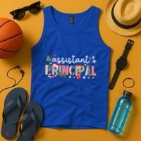 Assistant Principal Christmas Assistant Principal Xmas Gift Tank Top thumb 4