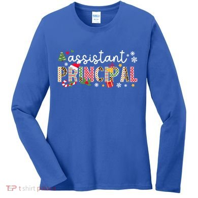 Assistant Principal Christmas Assistant Principal Xmas Gift Women's Long Sleeve Shirt
