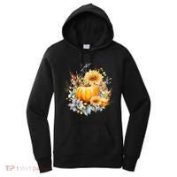 Autumn Pumpkin Cute Floral Halloween Women's Hoodie thumb 0