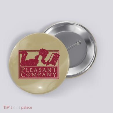 American Pleasant Company Logo Button