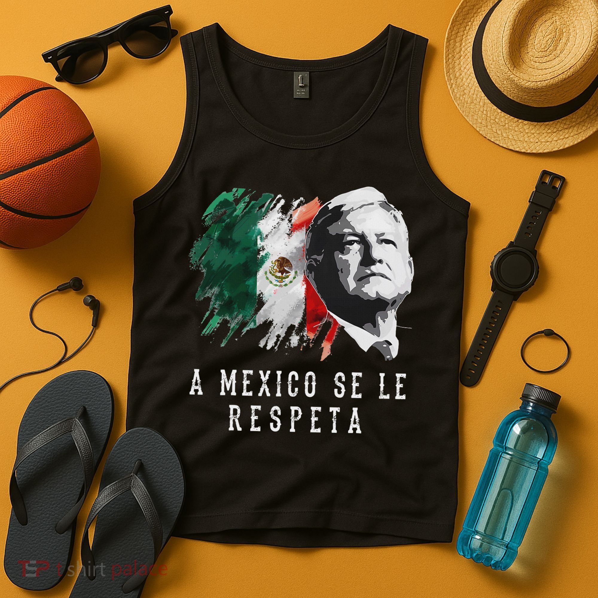 Amlo Presidente De Mexico A Mexico Se Le Respeta Tank Top