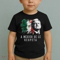 Amlo Presidente De Mexico A Mexico Se Le Respeta Toddler T-Shirt thumb 2