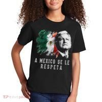 Amlo Presidente De Mexico A Mexico Se Le Respeta Kids T-Shirt thumb 2