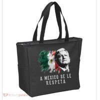 Amlo Presidente De Mexico A Mexico Se Le Respeta Tote Bag thumb 2