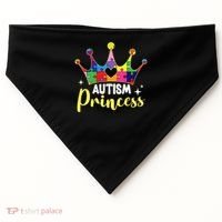 Autism Princess Daughter Autism Awareness USA-Made Doggie Bandana thumb 0