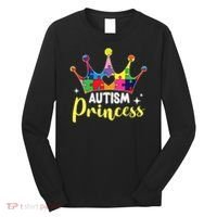 Autism Princess Daughter Autism Awareness Long Sleeve Shirt thumb 0