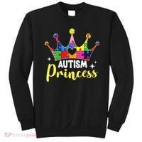 Autism Princess Daughter Autism Awareness Sweatshirt thumb 0