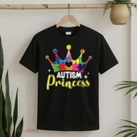 Autism Princess Daughter Autism Awareness T-Shirt thumb 2