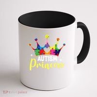 Autism Princess Daughter Autism Awareness Coffee Mug thumb 1