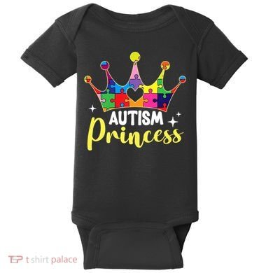Autism Princess Daughter Autism Awareness Baby Bodysuit