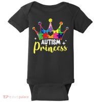 Autism Princess Daughter Autism Awareness Baby Bodysuit thumb 0