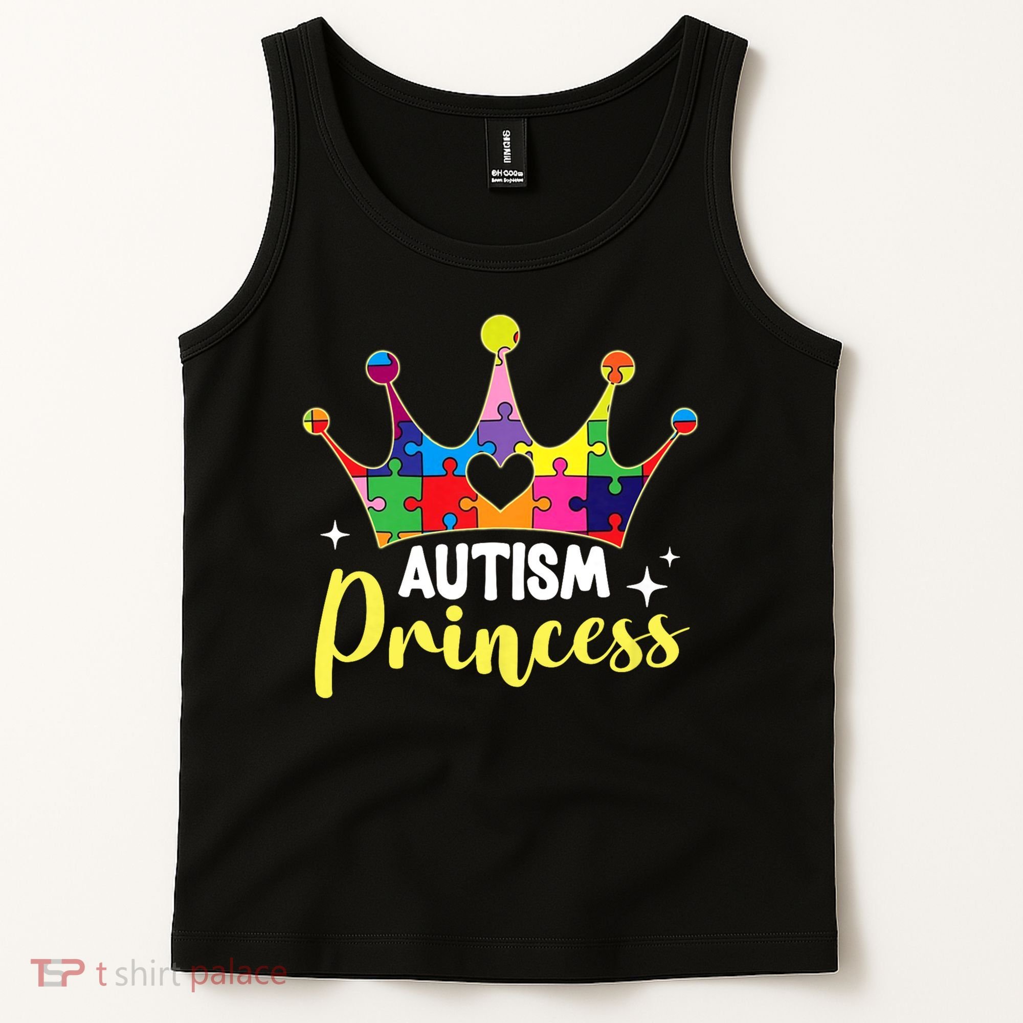 Autism Princess Daughter Autism Awareness Tank Top