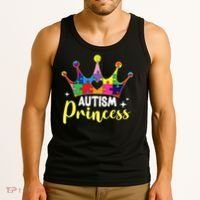 Autism Princess Daughter Autism Awareness Tank Top thumb 3