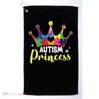 Autism Princess Daughter Autism Awareness Golf Towel thumb 0