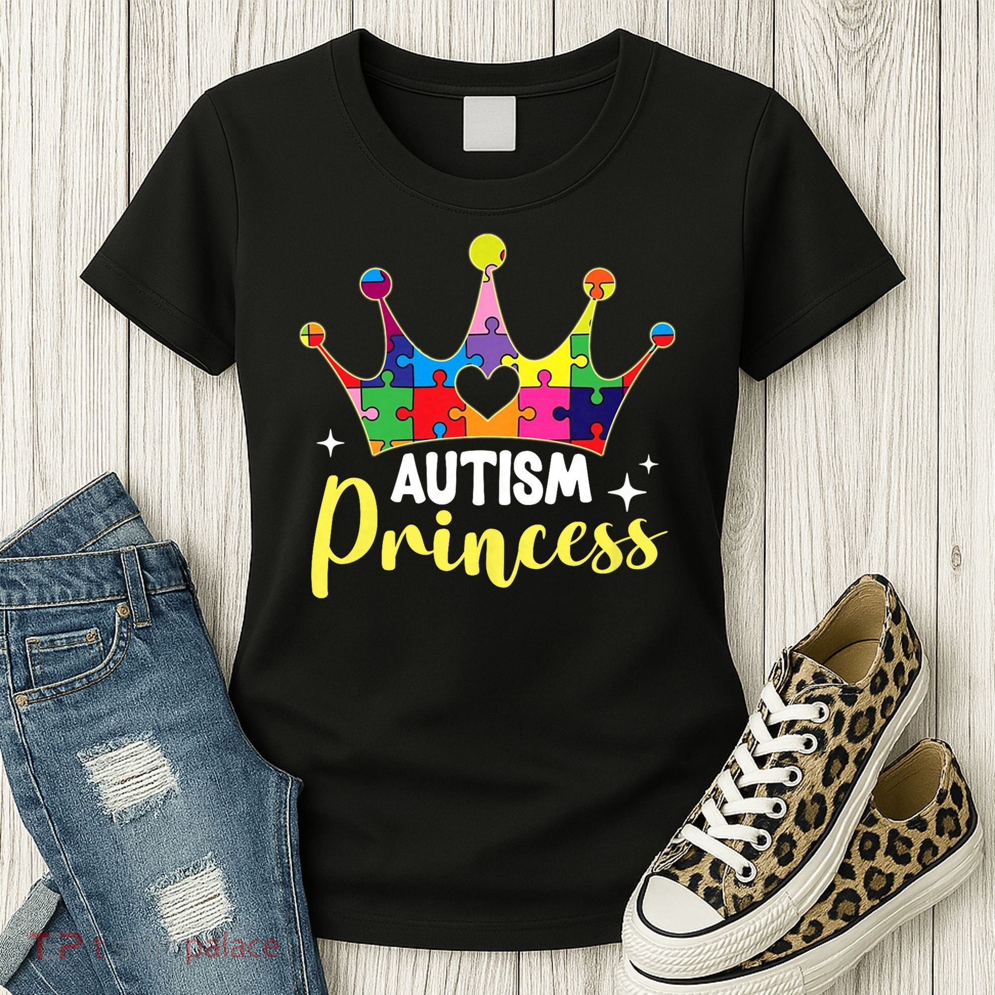 Autism Princess Daughter Autism Awareness Women's T-Shirt