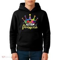 Autism Princess Daughter Autism Awareness Kids Hoodie thumb 4