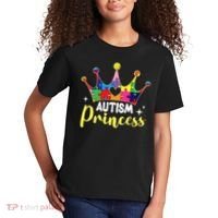 Autism Princess Daughter Autism Awareness Kids T-Shirt thumb 2