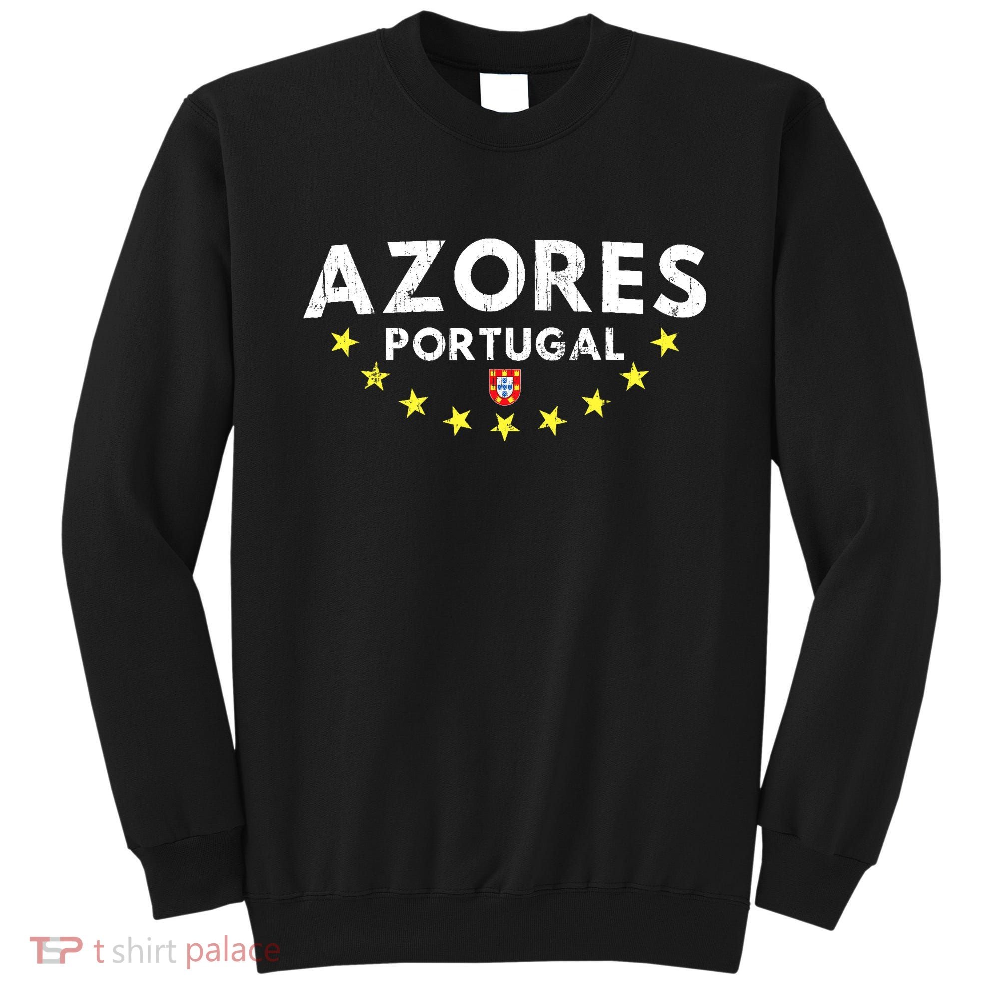 Azores Portugal - Distressed Souvenir Vacation Azorean Sweatshirt