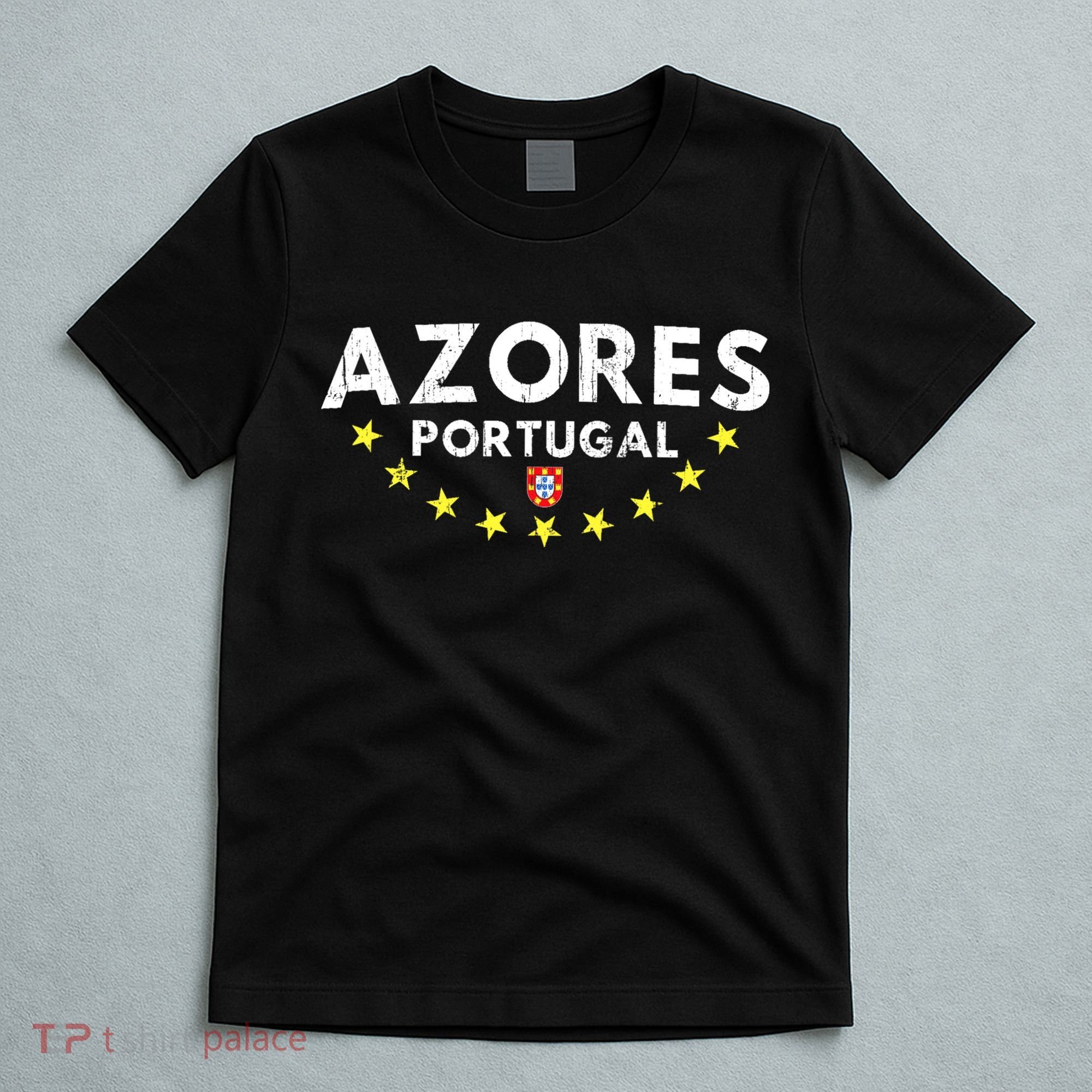 Azores Portugal - Distressed Souvenir Vacation Azorean T-Shirt