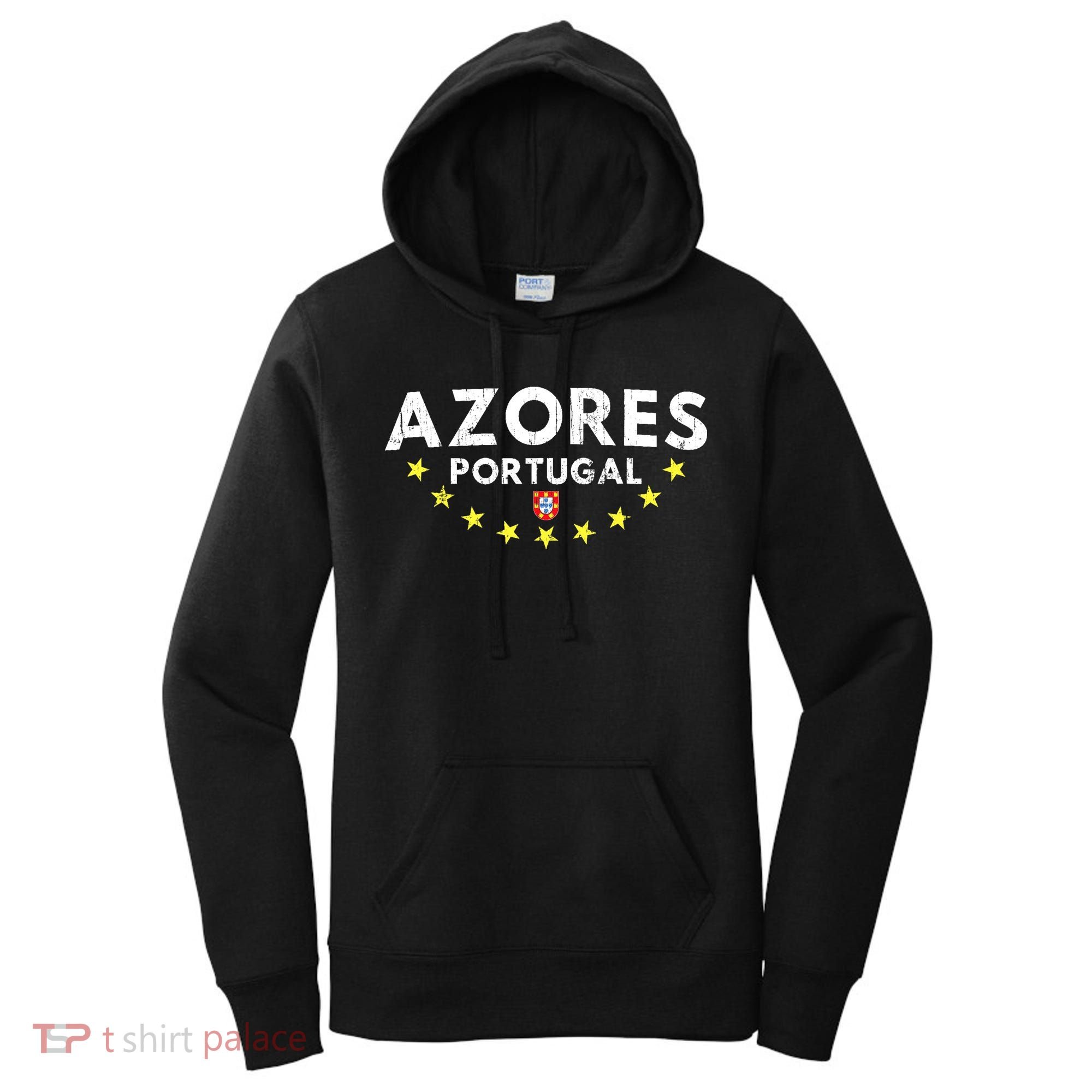 Azores Portugal - Distressed Souvenir Vacation Azorean Women's Hoodie