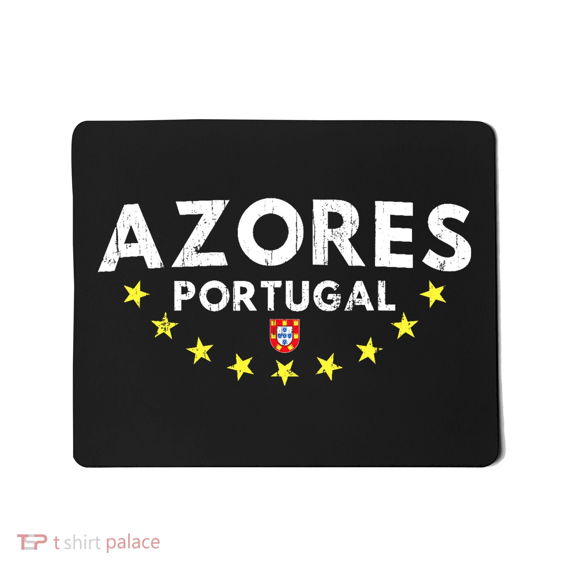Azores Portugal - Distressed Souvenir Vacation Azorean Mousepad