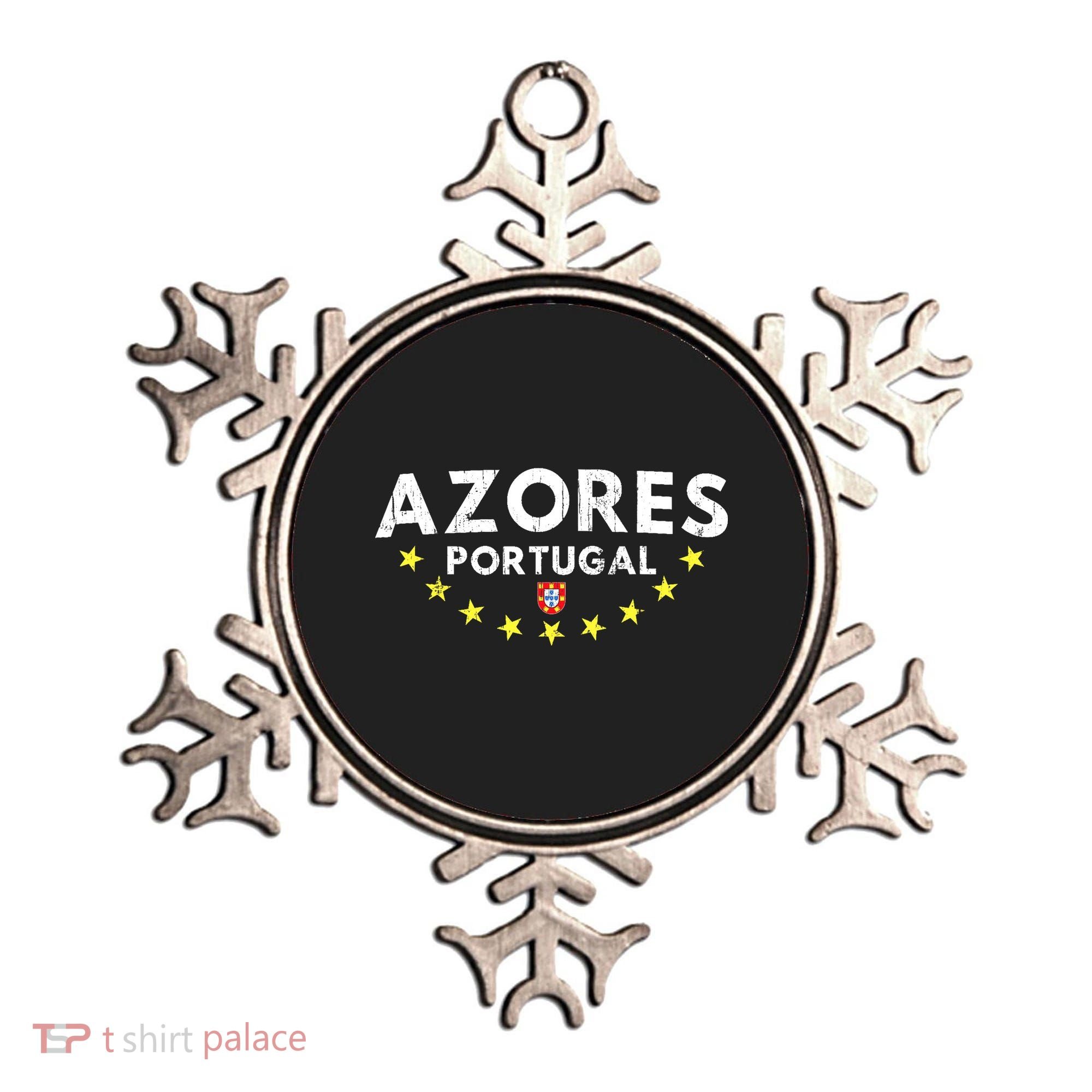 Azores Portugal - Distressed Souvenir Vacation Azorean Ornament