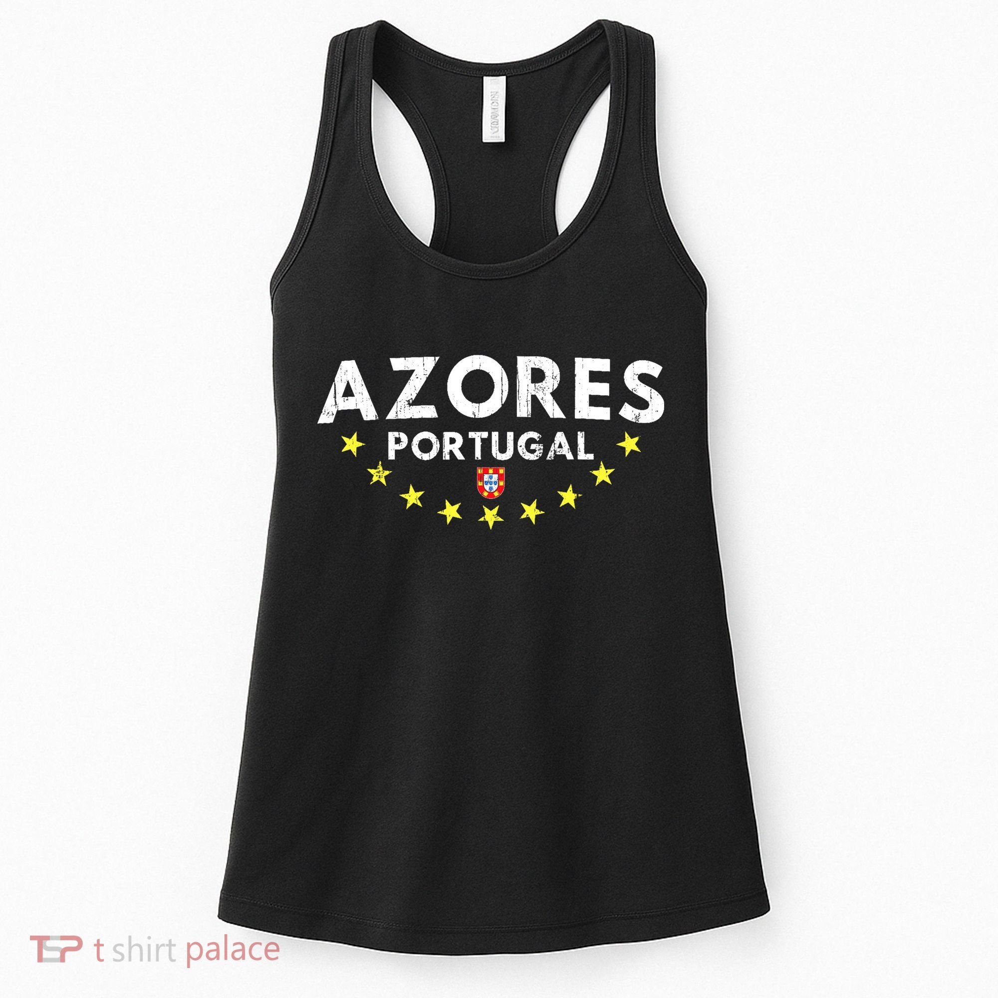Azores Portugal - Distressed Souvenir Vacation Azorean Women's Tank Top