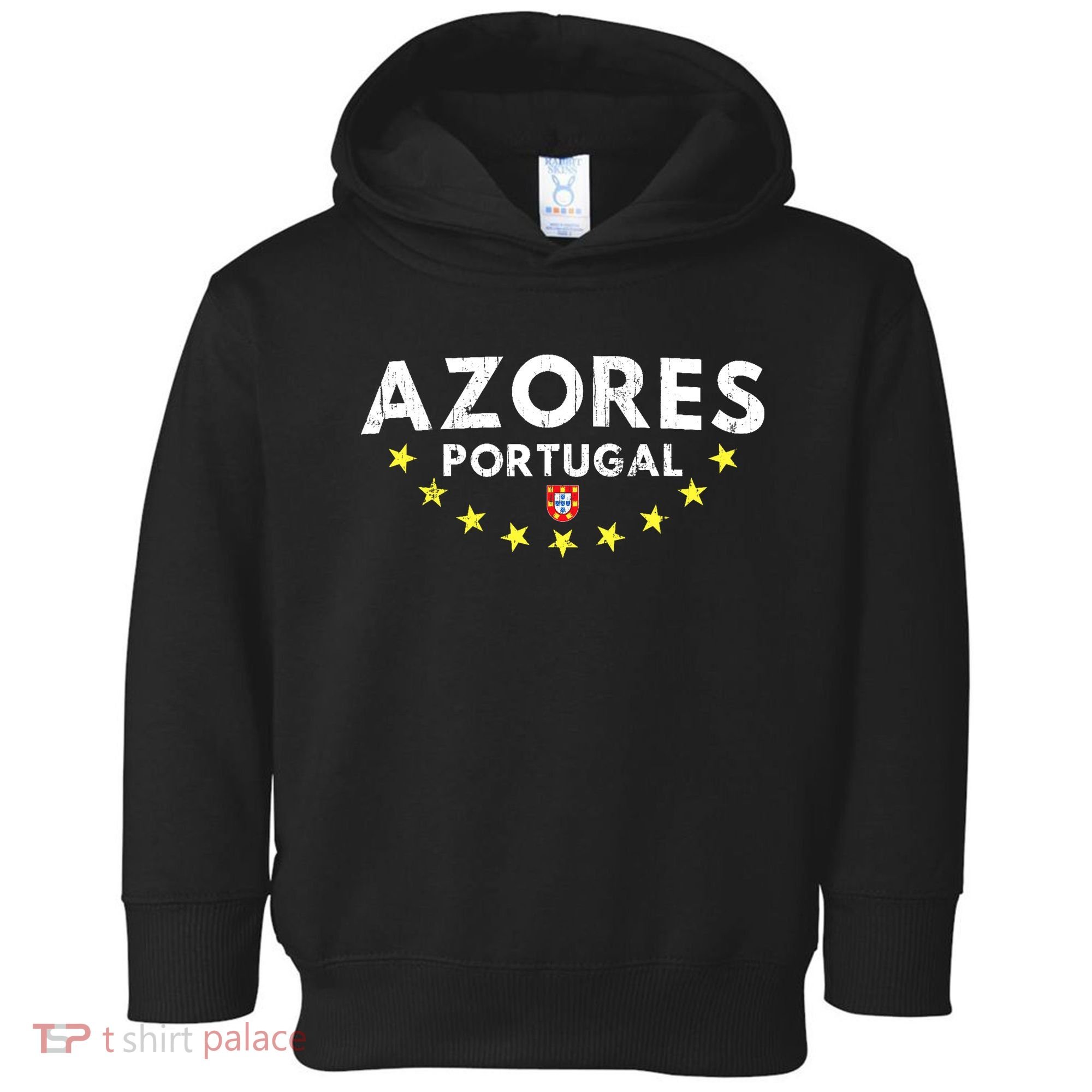 Azores Portugal - Distressed Souvenir Vacation Azorean Toddler Hoodie