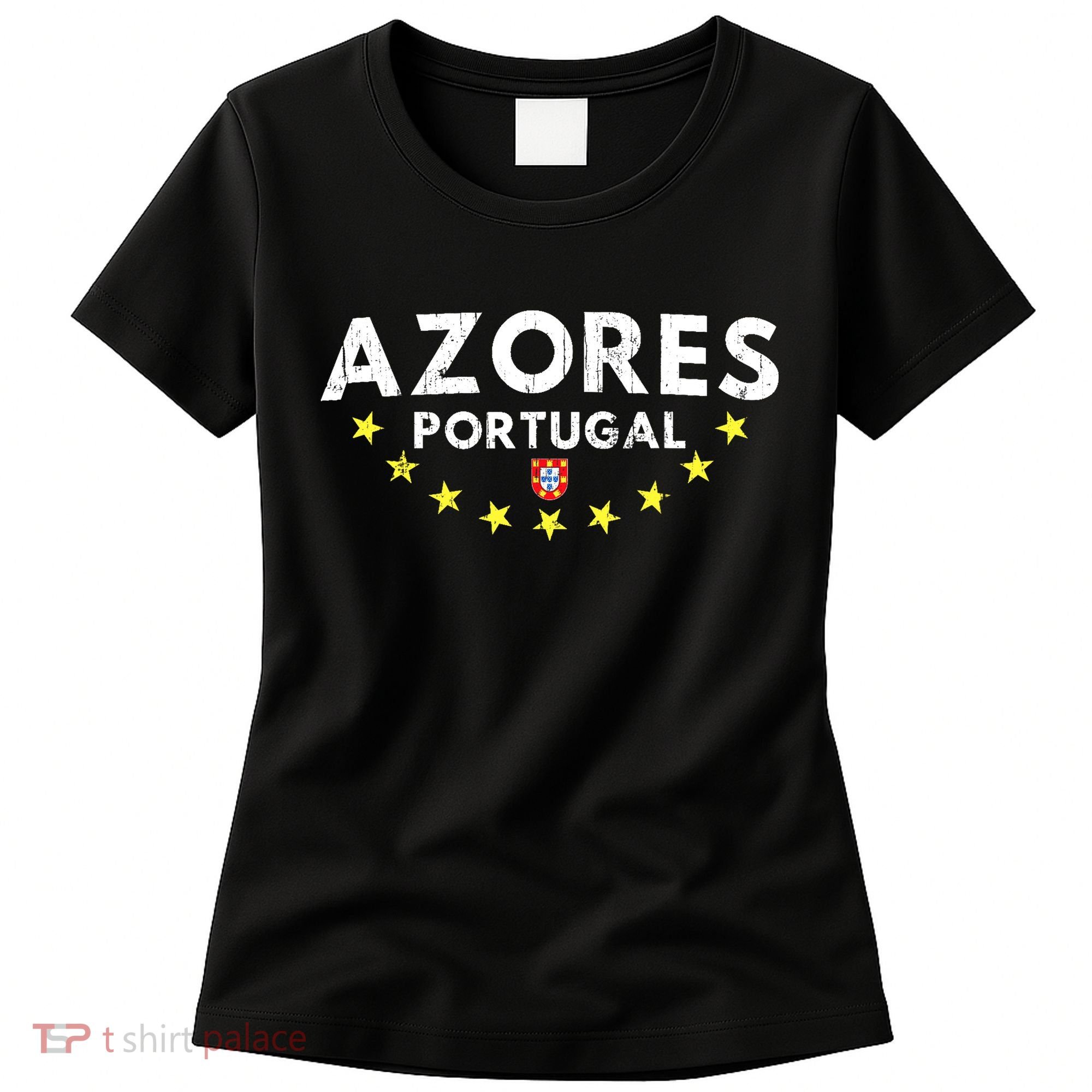 Azores Portugal - Distressed Souvenir Vacation Azorean Women's T-Shirt