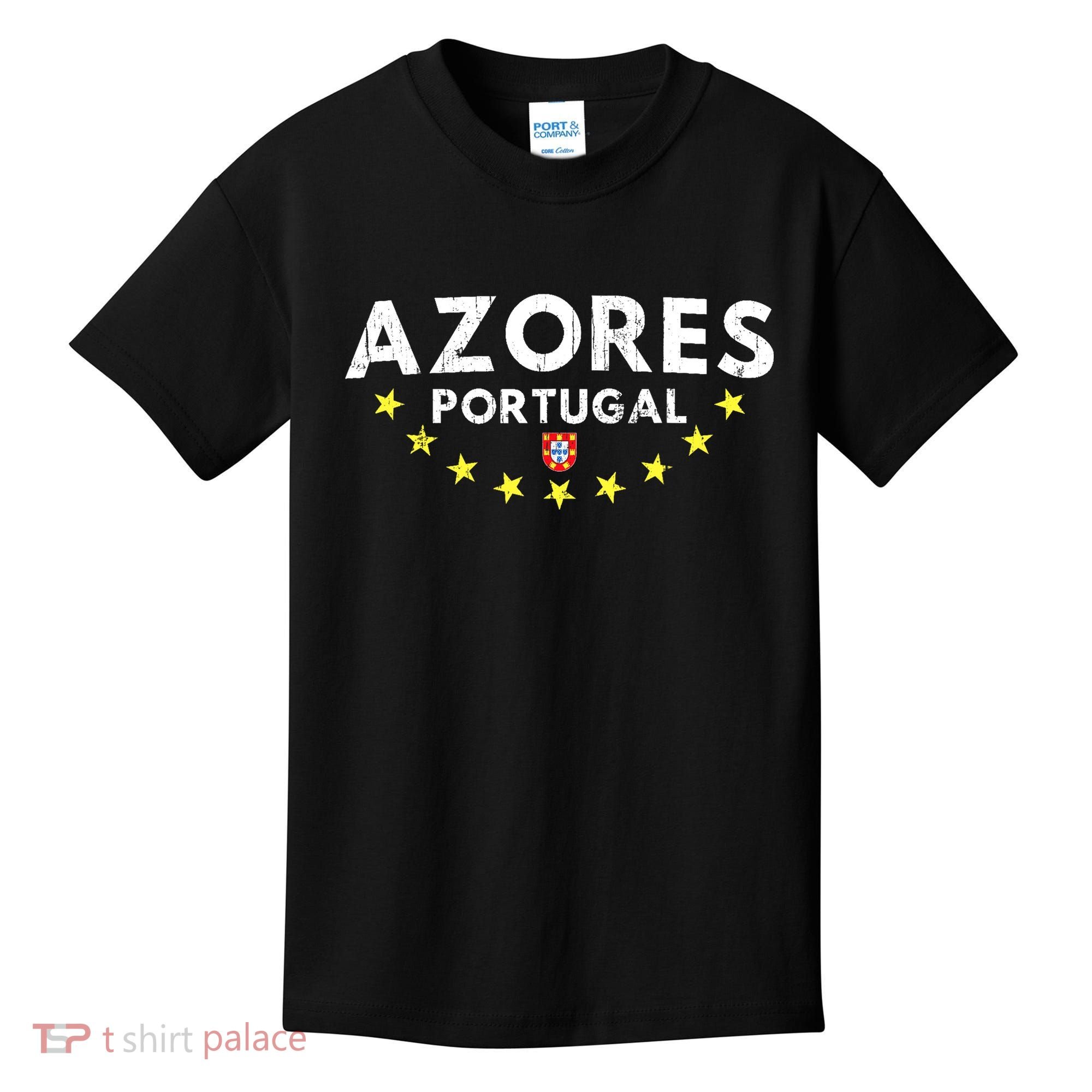 Azores Portugal - Distressed Souvenir Vacation Azorean Kids T-Shirt