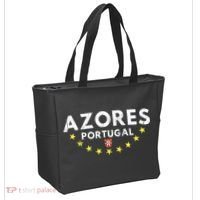 Azores Portugal - Distressed Souvenir Vacation Azorean Tote Bag thumb 2