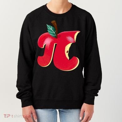 Apple Pi Day Funny Math Nerd Pie Teacher 3 14 Constant Gift Women's Sweatshirt