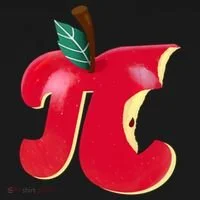 Apple Pi Day Funny Math Nerd Pie Teacher 3 14 Constant Gift Doggie Tank thumb 4