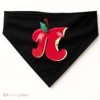 Apple Pi Day Funny Math Nerd Pie Teacher 3 14 Constant Gift USA-Made Doggie Bandana thumb 0