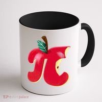 Apple Pi Day Funny Math Nerd Pie Teacher 3 14 Constant Gift Coffee Mug thumb 1