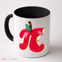 Apple Pi Day Funny Math Nerd Pie Teacher 3 14 Constant Gift Coffee Mug thumb 0