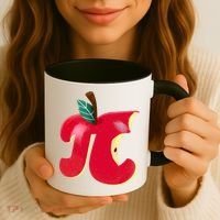 Apple Pi Day Funny Math Nerd Pie Teacher 3 14 Constant Gift Coffee Mug thumb 3