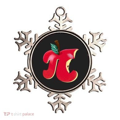 Apple Pi Day Funny Math Nerd Pie Teacher 3 14 Constant Gift Ornament