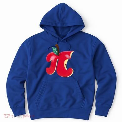 Apple Pi Day Funny Math Nerd Pie Teacher 3 14 Constant Gift Hoodie