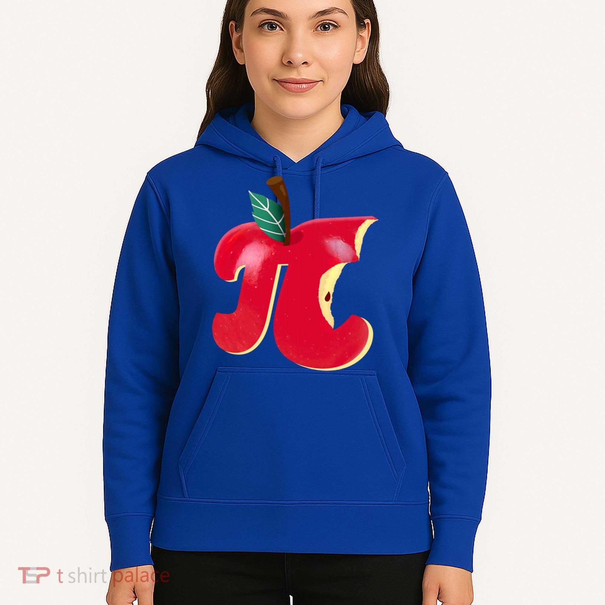 Apple Pi Day Funny Math Nerd Pie Teacher 3 14 Constant Gift Hoodie