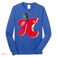 Apple Pi Day Funny Math Nerd Pie Teacher 3 14 Constant Gift Long Sleeve Shirt thumb 0