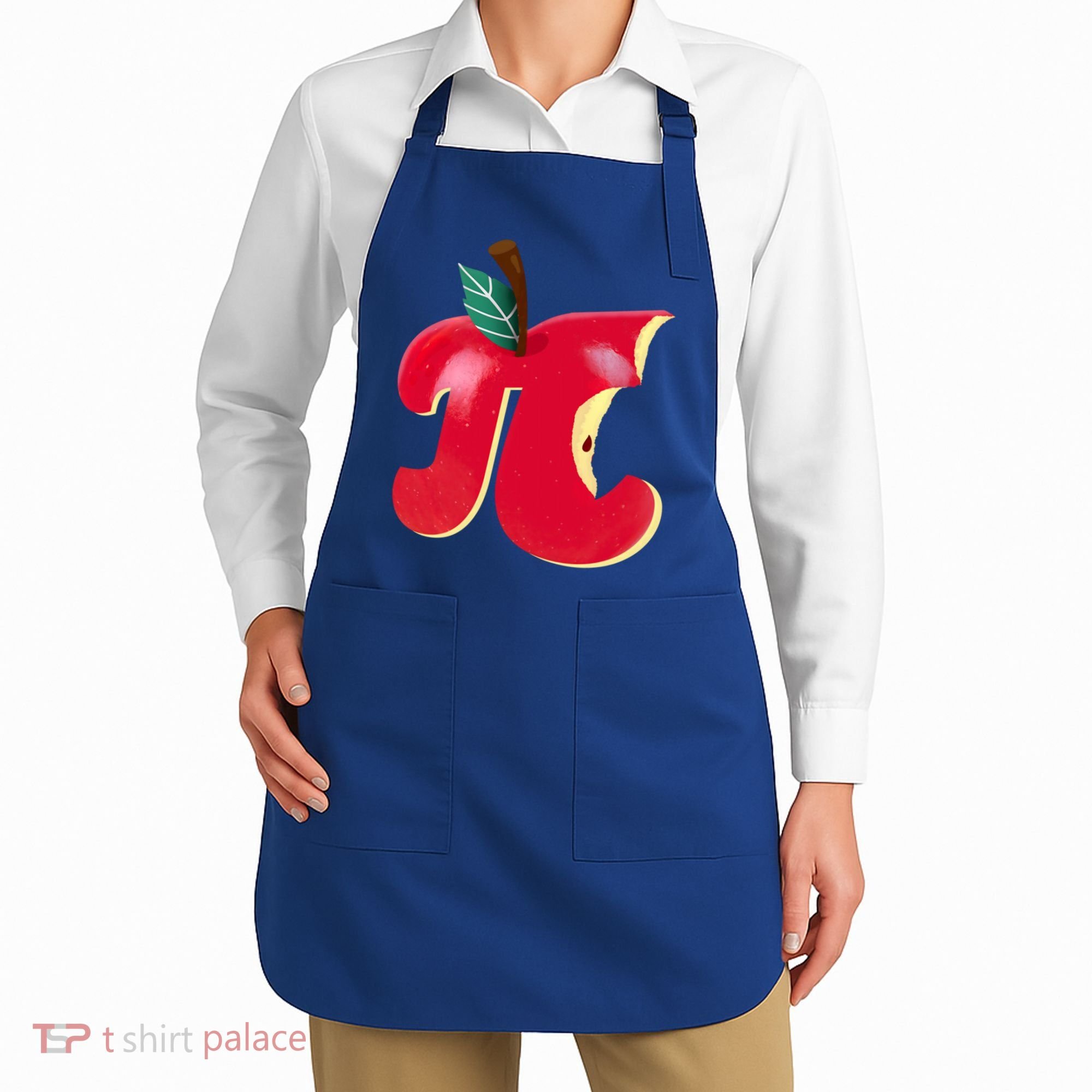 Apple Pi Day Funny Math Nerd Pie Teacher 3 14 Constant Gift Apron