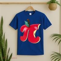 Apple Pi Day Funny Math Nerd Pie Teacher 3 14 Constant Gift T-Shirt thumb 2