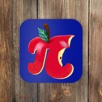 Apple Pi Day Funny Math Nerd Pie Teacher 3 14 Constant Gift Coaster thumb 0