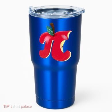 Apple Pi Day Funny Math Nerd Pie Teacher 3 14 Constant Gift Tumbler