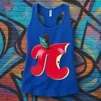 Apple Pi Day Funny Math Nerd Pie Teacher 3 14 Constant Gift Women's Tank Top thumb 3