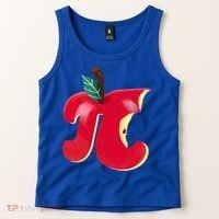 Apple Pi Day Funny Math Nerd Pie Teacher 3 14 Constant Gift Tank Top thumb 2